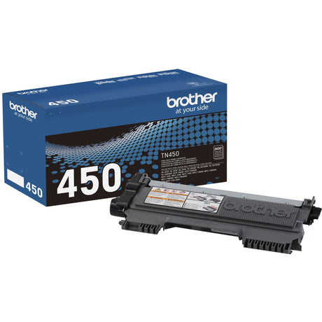 Brother TN450 Toner Cartridge - Laser - High Yield - 2600 Pages - Black 