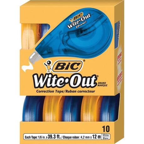 Wite-Out EZ Correct Correction Tape, White, 10 Pack