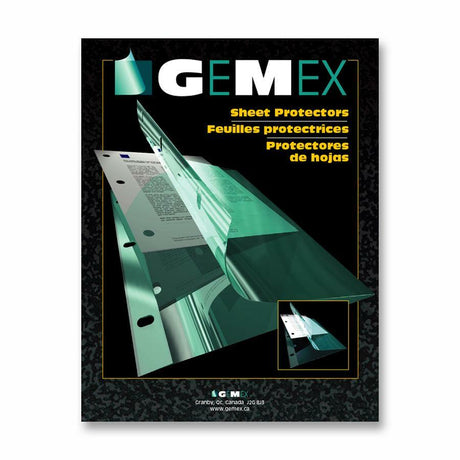 Gemex Legal-size Side-loading Sheet Protectors