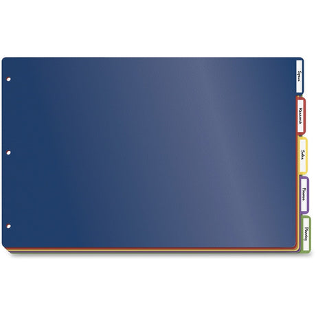 Cardinal Poly Divider with Adhesive Tabs