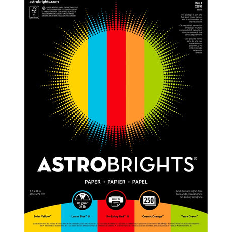 Astrobrights Color Paper - Mixed Carton - Assortment