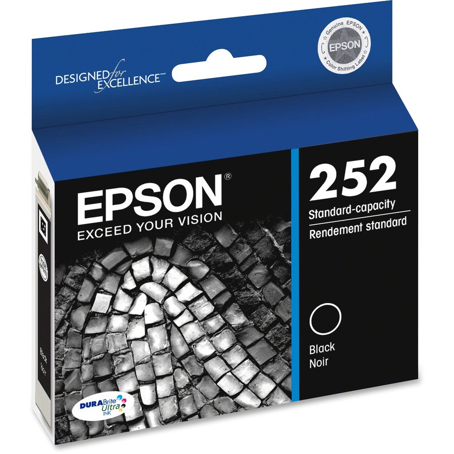 Epson DURABrite Ultra T252120 Original Standard Yield Inkjet Ink Cartridge - Black - 1 Each