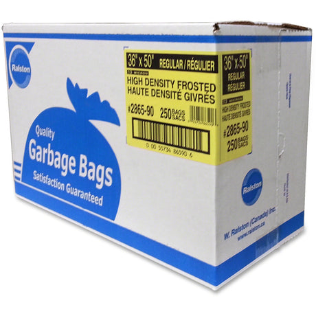 Ralston High Density Frosted Garbage Bags