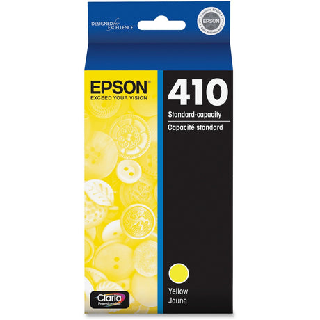 Epson Claria 410 Original Standard Yield Inkjet Ink Cartridge - Yellow - 1 Each