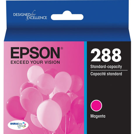 Epson DURABrite Ultra 288 Original Standard Yield Inkjet Ink Cartridge - Pigment Magenta - 1 Each