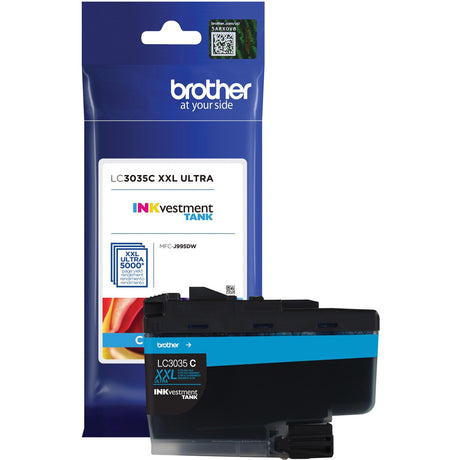 Brother INKvestment LC3035CS Original Ultra High Yield Inkjet Ink Cartridge - Cyan - 1 Each