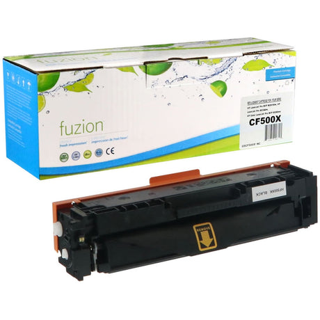 fuzion Remanufactured Laser Toner Cartridge - Alternative for HP 202X (CF500X) - Black - 1 Each