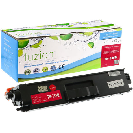 fuzion Remanufactured High Yield Laser Toner Cartridge - Alternative for Brother TN336 - Magenta - 1 Each