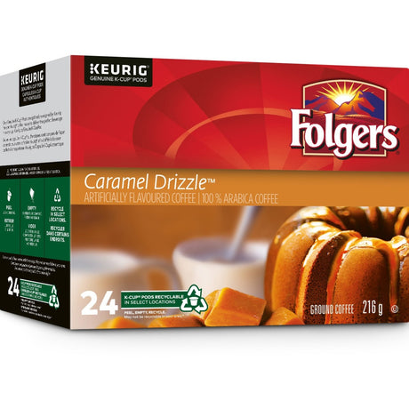 Folger K-Cup Caramel Drizzle Coffee