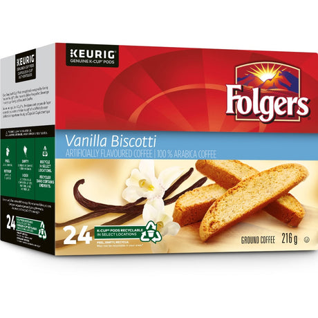 Folger K-Cup Vanilla Biscotti Coffee