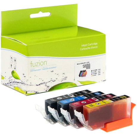 fuzion High Yield Inkjet Ink Cartridge - Alternative for Canon CLI226 - Black, Cyan, Magenta, Yellow - 1 Each