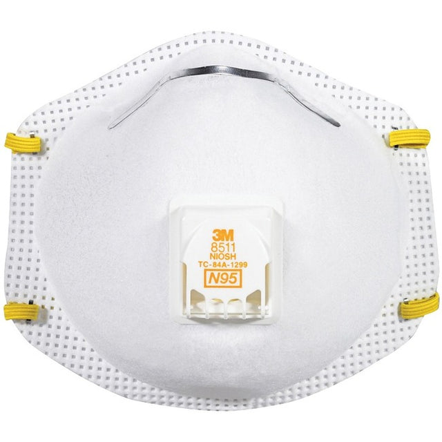 3M 8511 N95 Particulate Respirator With Cool-Flow Valve