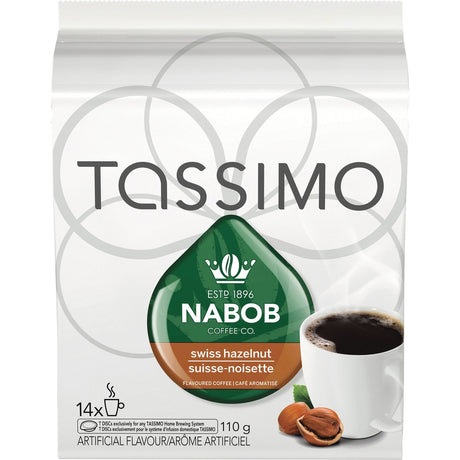 Elco Pod Tassimo Swiss Hazelnut Coffee Pods