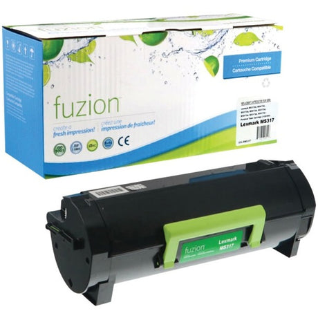 Fuzion Remanufactured Laser Toner Cartridge - Alternative for Lexmark 51B1000 - Black - 1 Each