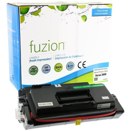 Fuzion Laser Toner Cartridge - Alternative for Xerox 106R01371 - Black - 1 Each