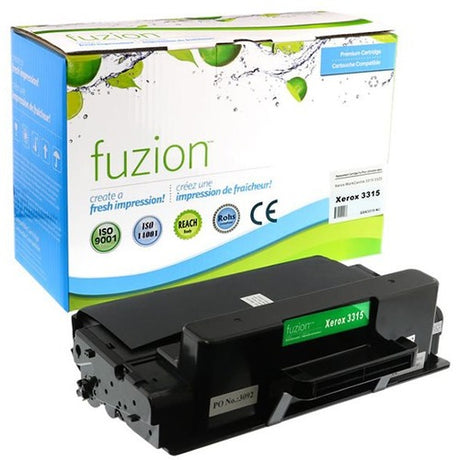 Fuzion Laser Toner Cartridge - Alternative for Xerox 106R02311 - Black - 1 Each