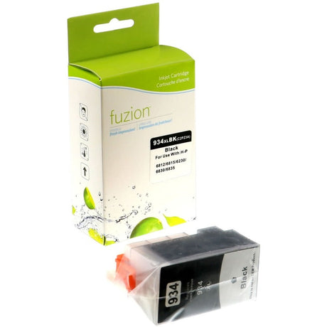 Fuzion Inkjet Ink Cartridge - Alternative for HP 934XL - Black - 1 Each
