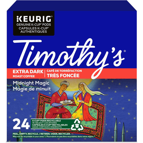 Timothy's K-Cup K-Cup Midnight Magic Extra Bold Dark Roast Coffee
