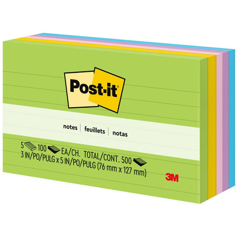 Post-it® Notes Original Lined Notepads - Floral Fantasy Color Collection