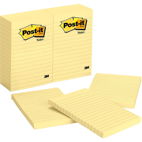 Post-it&reg; Notes Original Lined Notepads