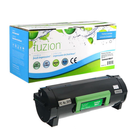 Fuzion Compatible High Yield Laser Toner Cartridge - Alternative for Lexmark 51B1H00 Toner - Black - 1 Each