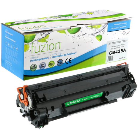 fuzion Remanufactured Laser Toner Cartridge - Alternative for HP 35A - Black - 1 Each