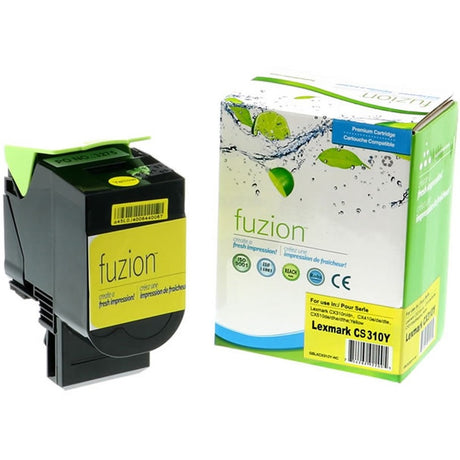 Fuzion High Yield Laser Toner Cartridge - Alternative for Lexmark 701HY - Yellow - 1 Each