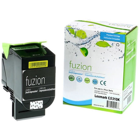 Fuzion High Yield Laser Toner Cartridge - Alternative for Lexmark 701HK - Black - 1 Each